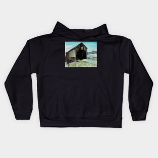 Darlings Island Covered Bridge Kids Hoodie